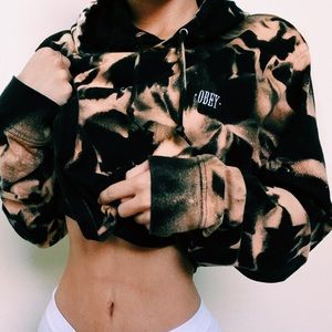 Tie dye obey hoodie